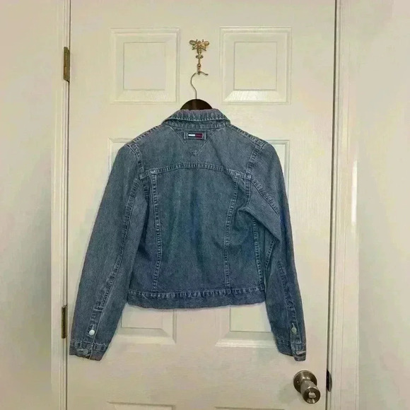 Tommy Hilfiger jean jacket small Y2K denim blue - Picture 6 of 6